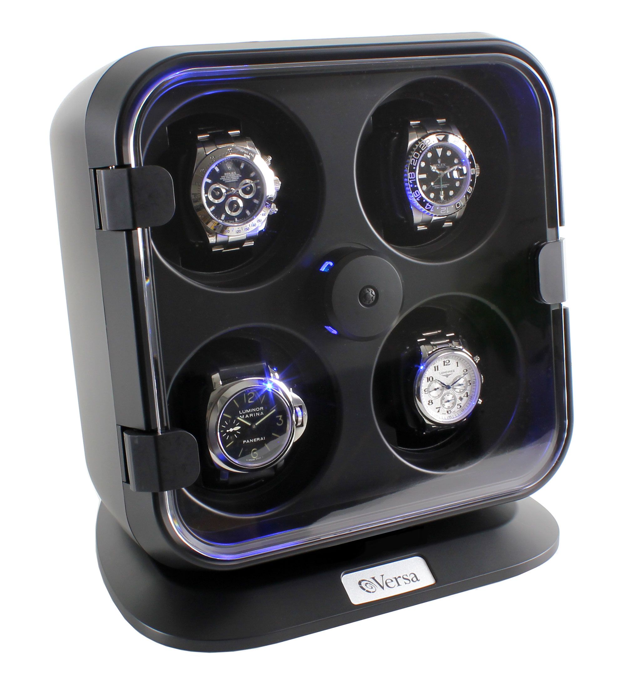 Versa Quad Watch Winder with Light Black from Versa Watch Winders