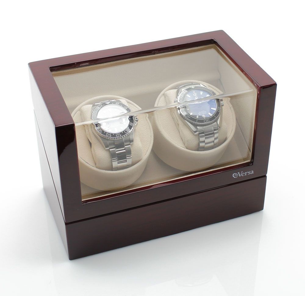 Versa Elite Double Watch Winder - Cherrywood from Buy Watch Winders