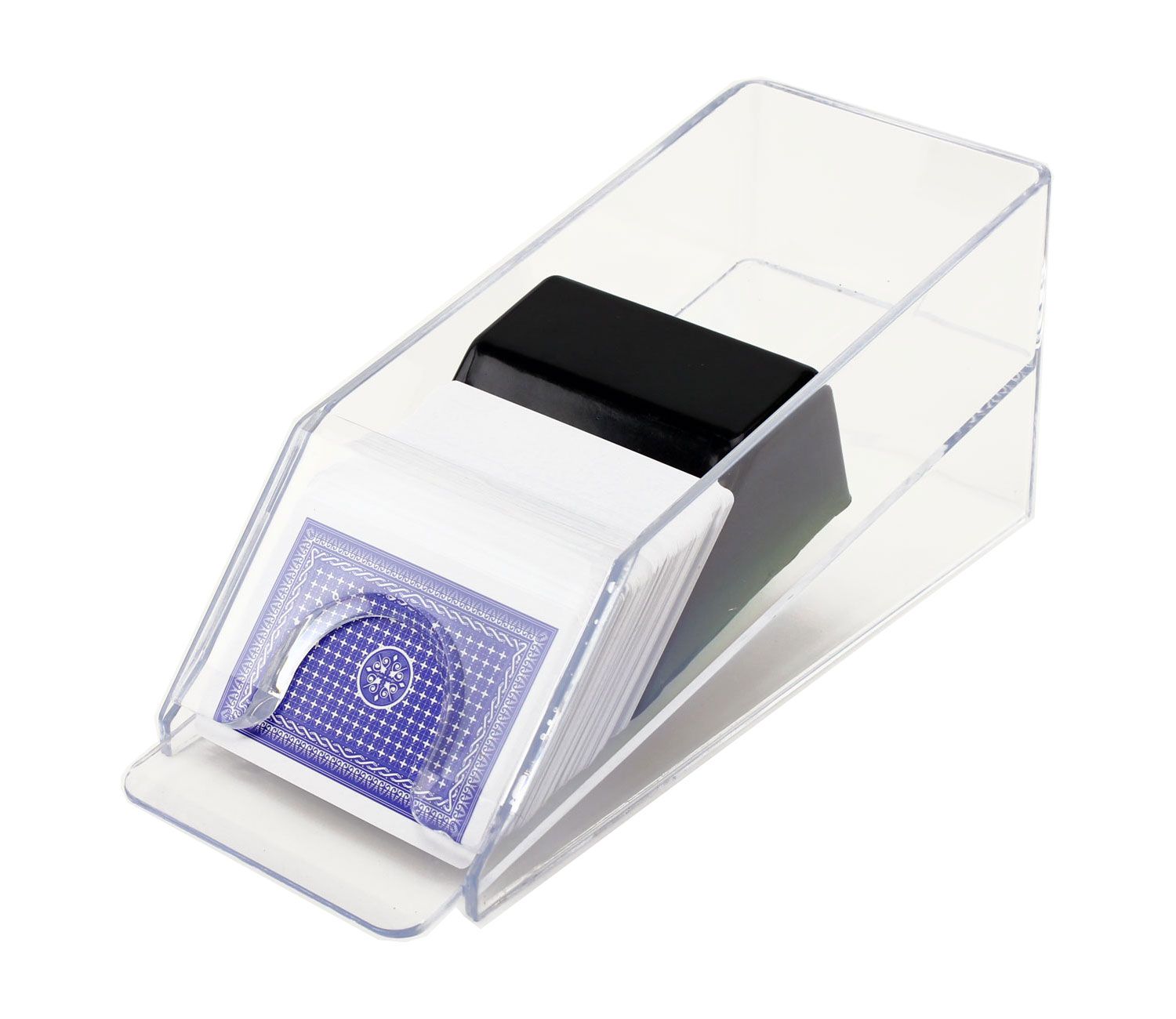 card shoe for sleeved cards 4 Deck Dealing Shoe