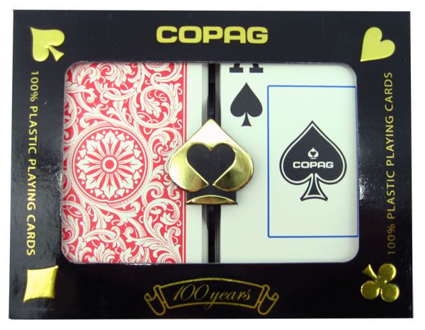 キャンパーズジョイカート　STRATEGY & Co. Copag 1546 Playing Cards Red/Blue Bridge Size Jumbo Index from