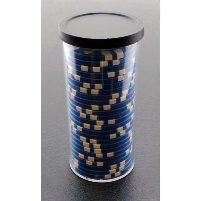 25pc Poker Chip Storage Tube - 4pcs - 4-chip-tube