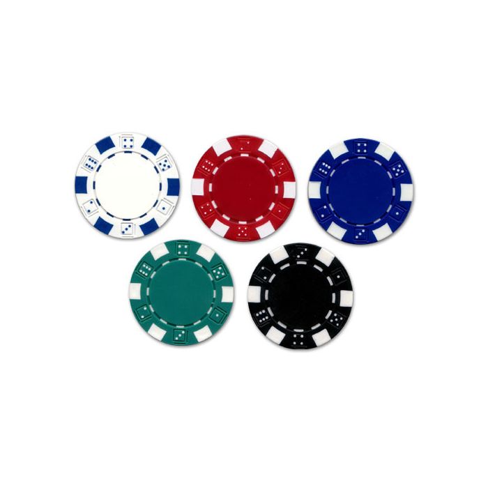 Five Star Chrysler Poker Set Dice Chips 2 Card Decks Dealer Chip