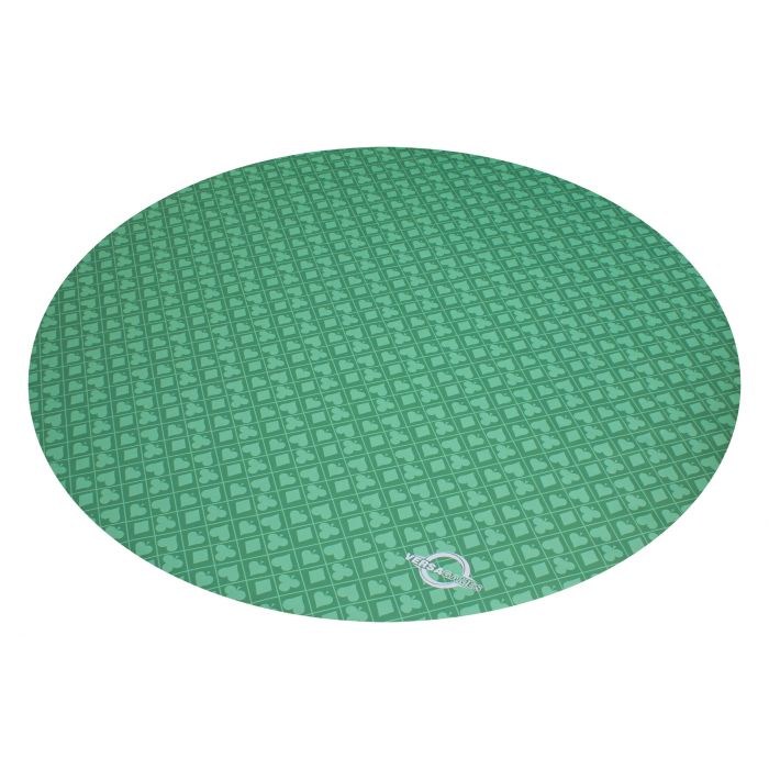 Versa Games 54 in. Rollout Poker Table Top Mat - Green Suited - 52-rollout-green-suited